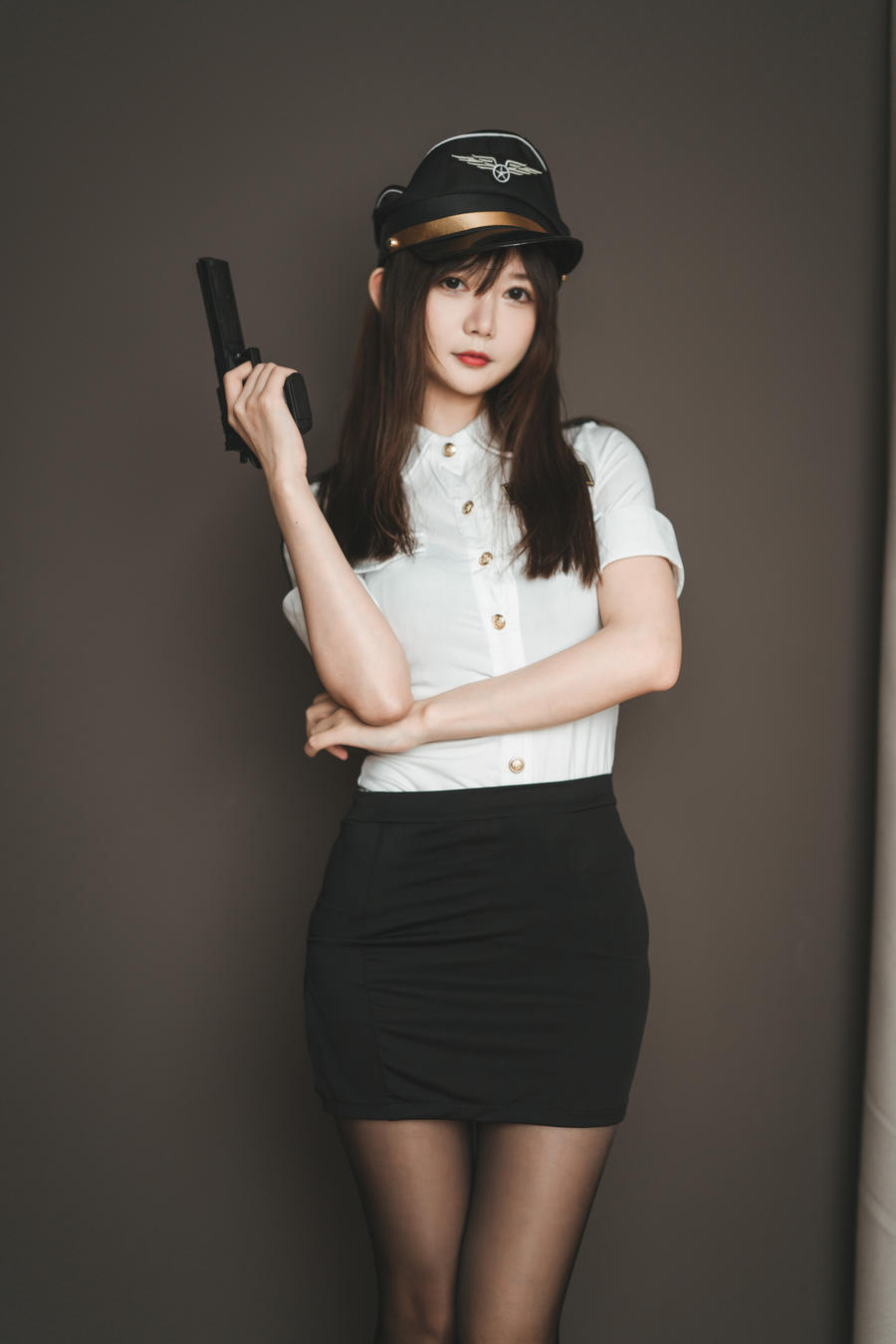 51酱小姐姐《九月制服》：警界魅力再现，让你心跳加速！-呆呆萌妹