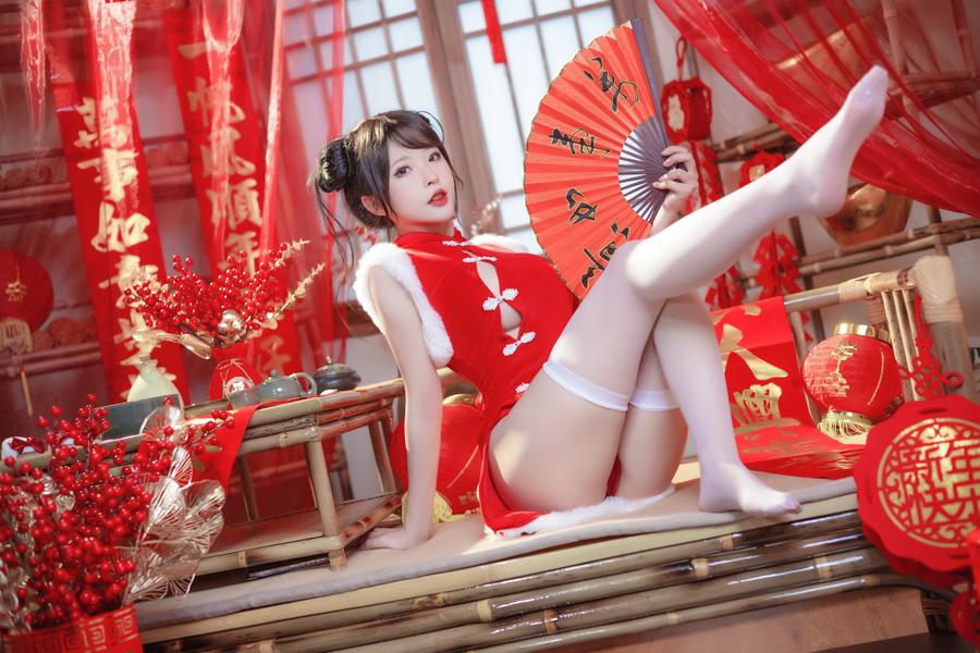 清水由乃-新年旗袍20089