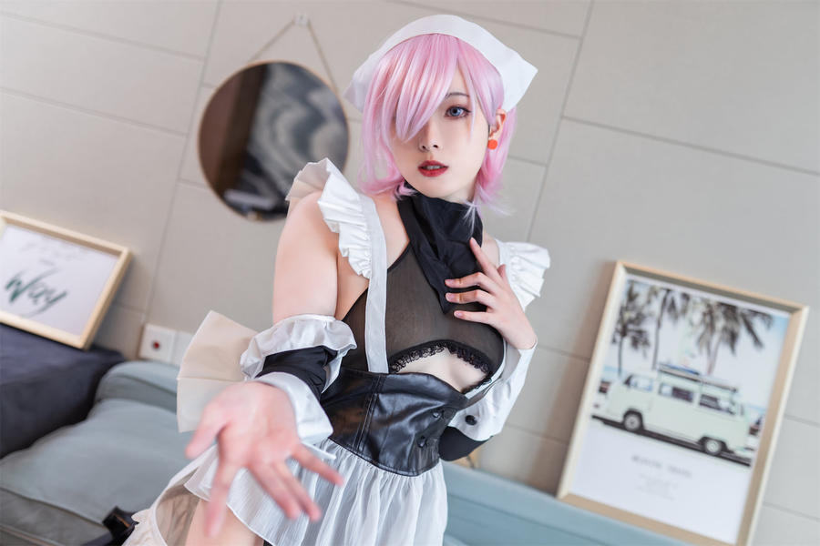 《宫本武藏女仆》——Natsuko夏夏子小姐姐的想象力爆棚！-呆呆萌妹